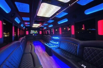 Cape Coral Limousine Bus Interior