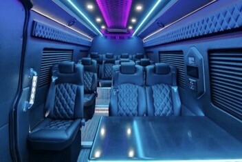 Cape Coral Sprinter Bus Interior
