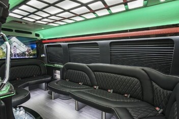 Cape Coral Sprinter Party Bus Interior