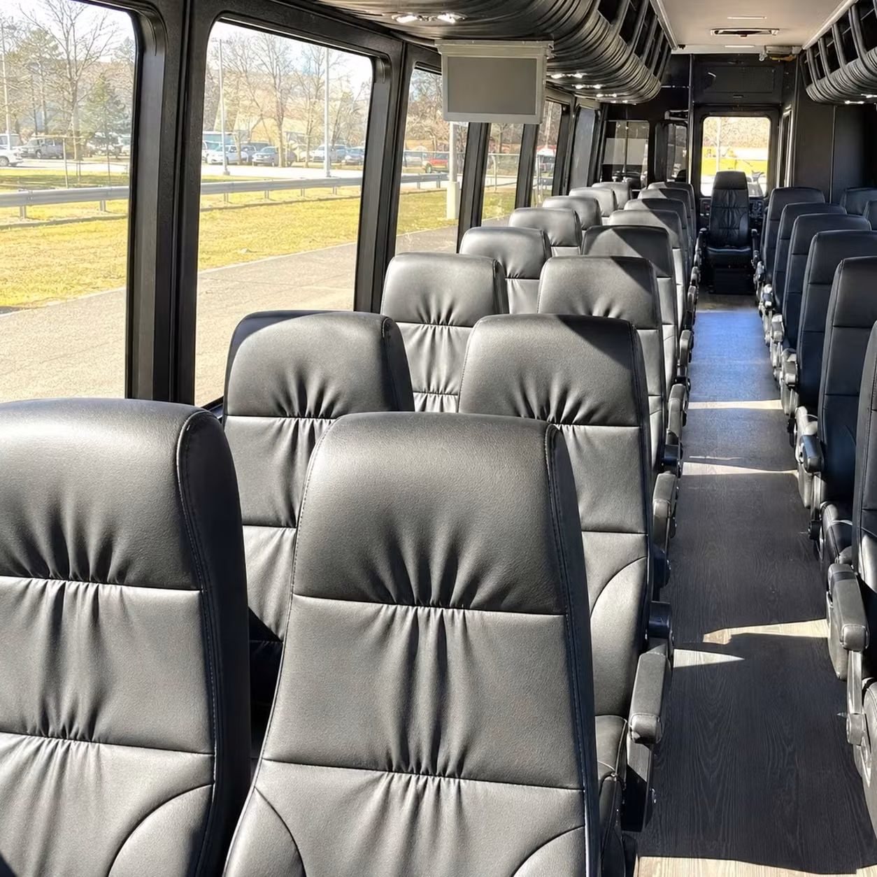 25 passenger minibus interior