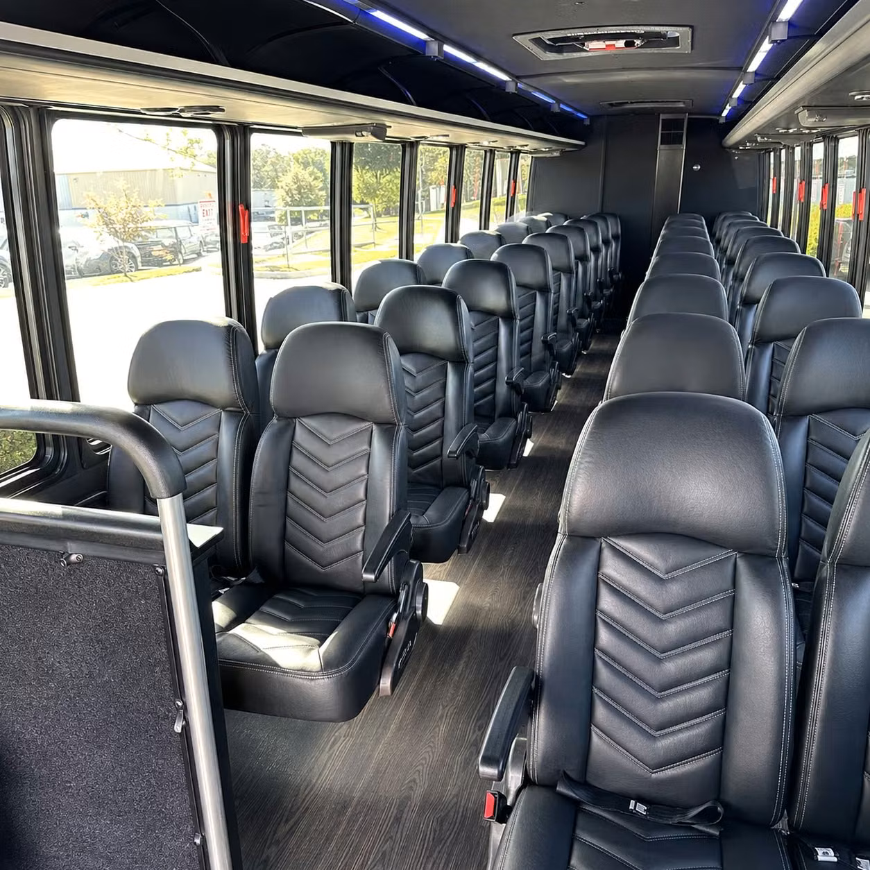 28 passenger minibus inside